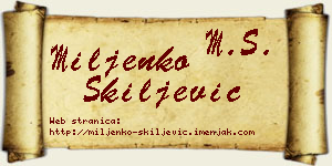 Miljenko Škiljević vizit kartica
